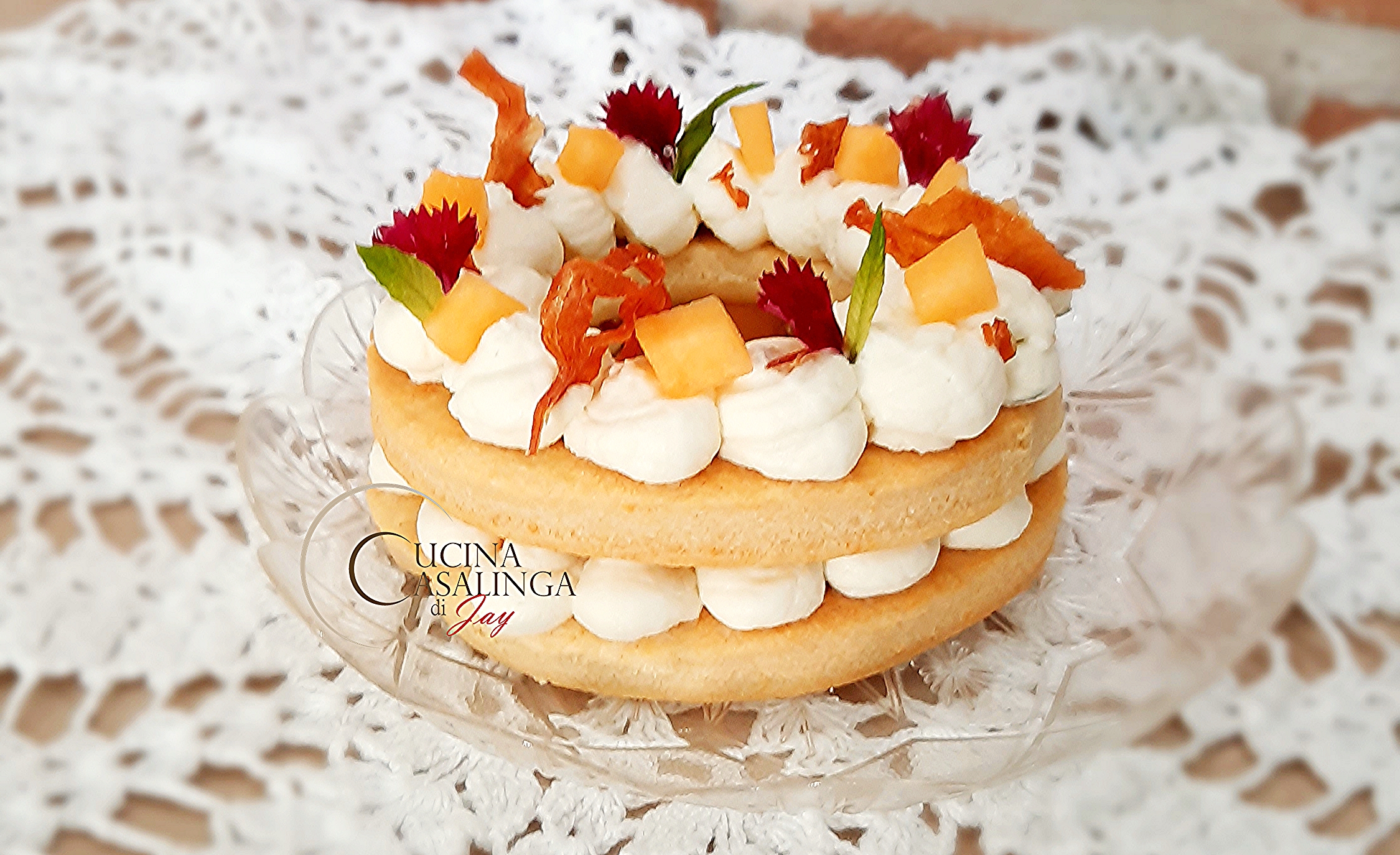 cream tart salata con prosciutto e melone