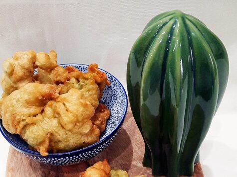 Zeppole di fiori di zucca