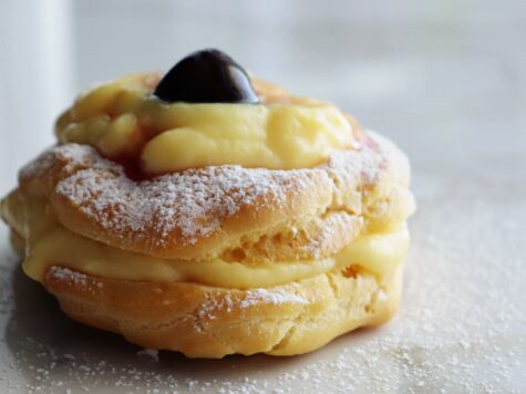 zeppole di san giuseppe dolci cotte in forno