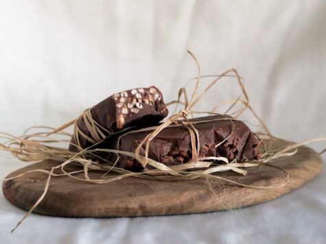 snack di orzo e cioccolato