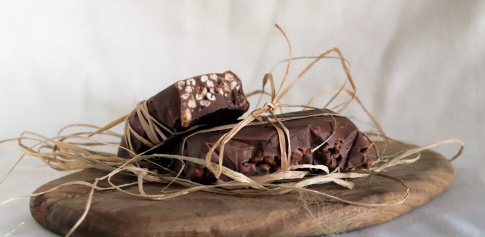 snack di orzo e cioccolato