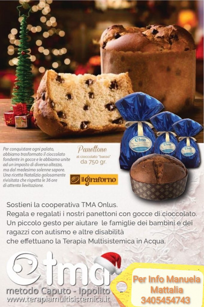 Un panettone al cioccolato per sostenere la TMA